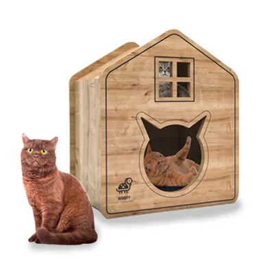 Woofy Catsy 17-A Kedi Evi - 1