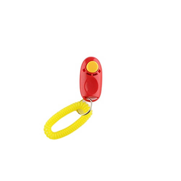Zampa Askılı Köpek Eğitim Clickeri 6x3cm, Kırmızı - 1