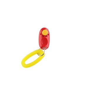 Zampa Askılı Köpek Eğitim Clickeri 6x3cm, Kırmızı