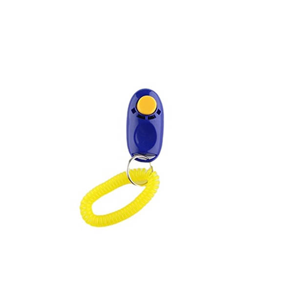 Zampa Askılı Köpek Eğitim Clickeri 6x3cm, Mavi - 1