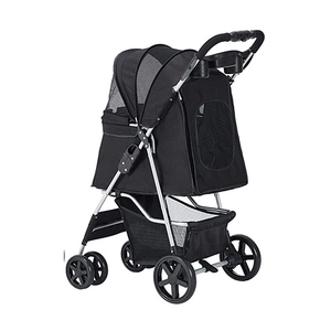 Zampa Favorite Kedi & Köpek Arabası Siyah, 46x78x99cm - 4