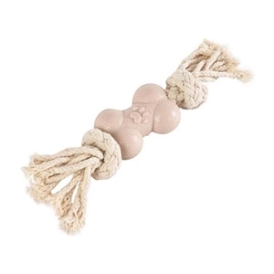 Zampa Halat İpli Kemik Köpek Oyuncağı, 21 Cm