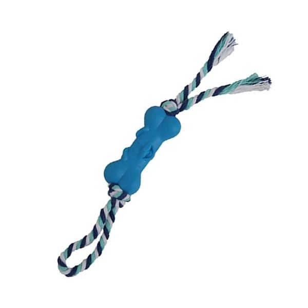 Zampa İpli Kemik Köpek Oyuncağı, 25cm - 1