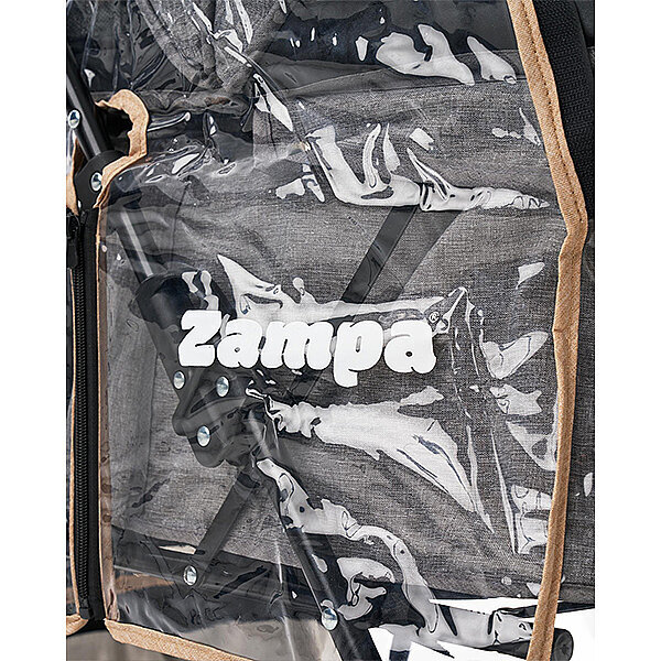 Zampa Kedi ve Köpek Taşıma Arabası Yağmurluğu 48 x 35 x 50 cm - 4