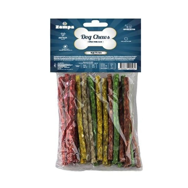 Zampa Munchy Burgu Çubuk (Sticks) Kemik Köpek Ödülü 25 li 5g - 1