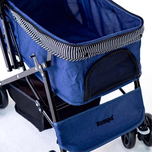 Zampa Nova Kedi & Köpek Arabası Lacivert, 52x76.5x95cm - 9