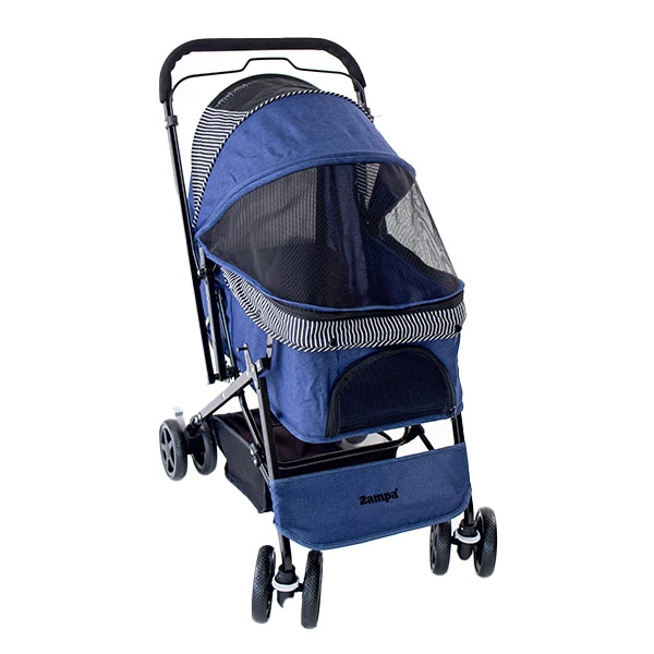 Zampa Nova Kedi & Köpek Arabası Lacivert, 52x76.5x95cm - 1