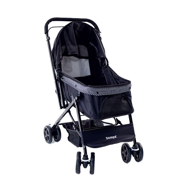 Zampa Nova Kedi & Köpek Arabası Siyah, 52x76.5x95cm - 1