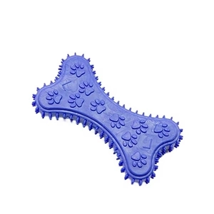 Zampa Pati Desenli Dikenli Plastik Kemik Large 14 x 7 cm