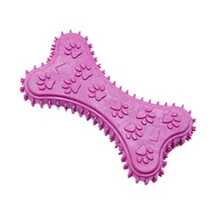 Zampa Pati Desenli Dikenli Plastik Kemik Small 10 x 5 cm