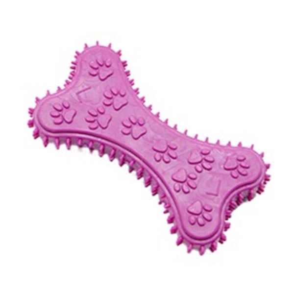 Zampa Pati Desenli Dikenli Plastik Kemik Small 10 x 5 cm - 1