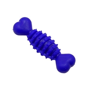 Zampa Plastik Dikenli Halter Kemik Köpek Oyuncağı Medium 15 x 5 cm