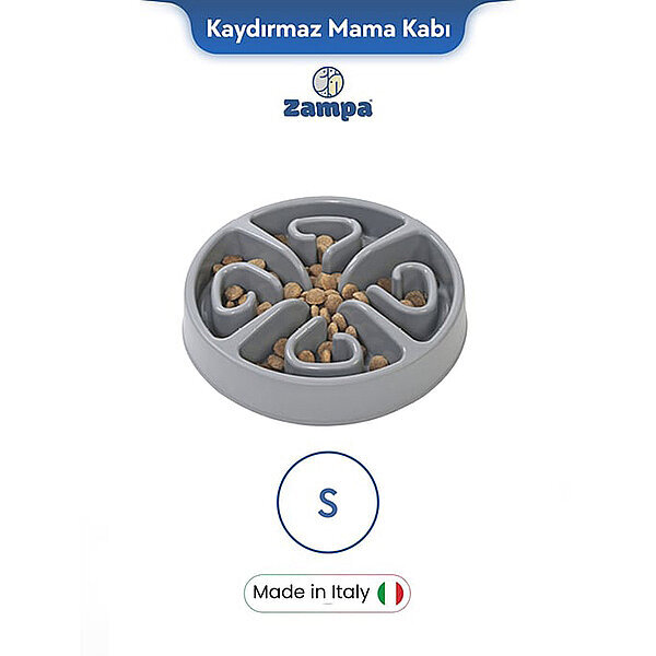 Zampa Plus Inca S Yavaş Beslenme Kedi ve Köpek Mama Kabı [S]