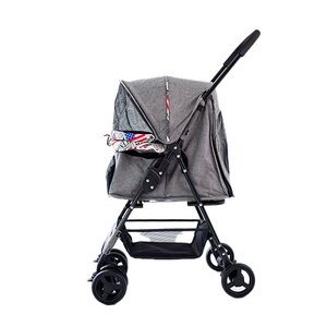 Zampa Showtime Kedi & Köpek Arabası Gri, 42x69.5x88cm - 3