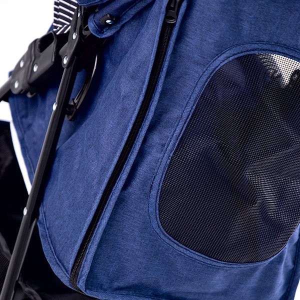 Zampa Showtime Kedi & Köpek Arabası Lacivert, 42x69.5x88cm - 8