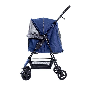 Zampa Showtime Kedi & Köpek Arabası Lacivert, 42x69.5x88cm - 5