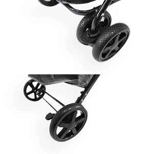 Zampa Twins Kedi & Köpek Arabası Gri, 51x85x100cm - 3