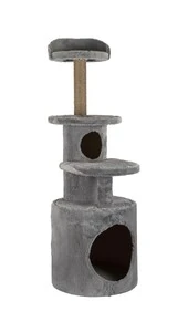 Lion Holt 3 Katlı Kedi Tırmalama Evi Açık Gri