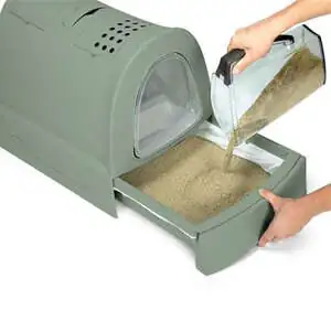 Imac Zuma Çekmeceli Kapalı Kedi Tuvaleti Yeşil - 2